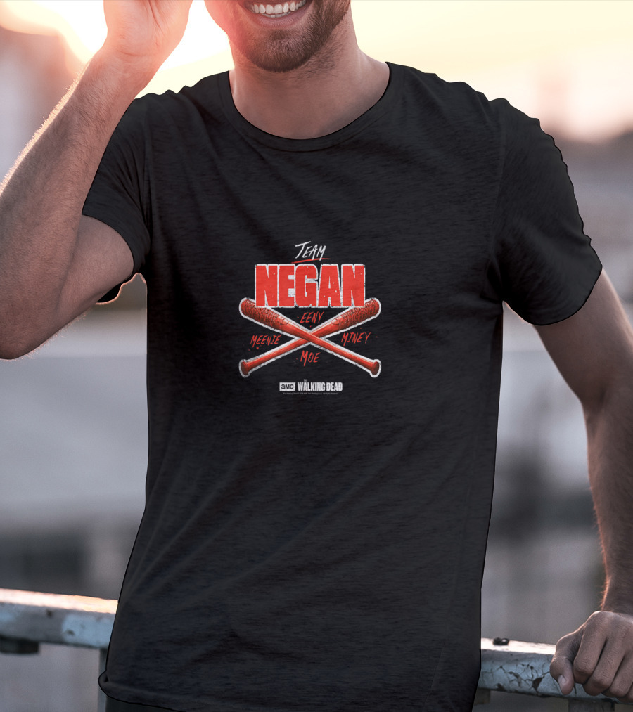Team Negan AMC Walking Dead Eeny Meeny Miny Moe T-Shirt