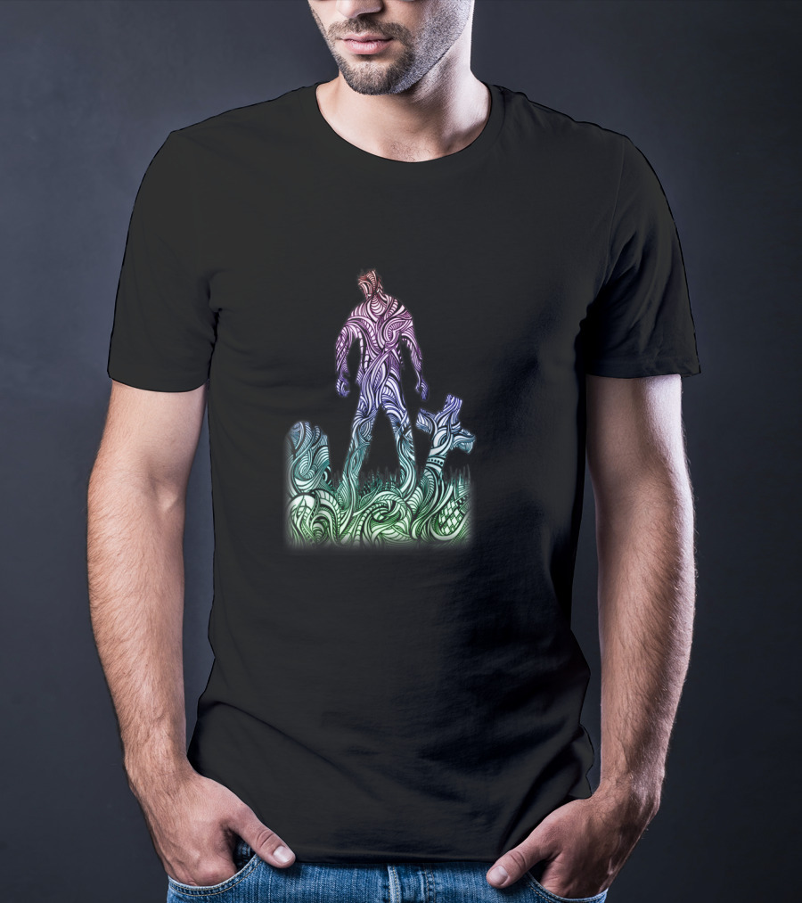 Zen Dead Walking Scary Zombie Grave T-Shirt