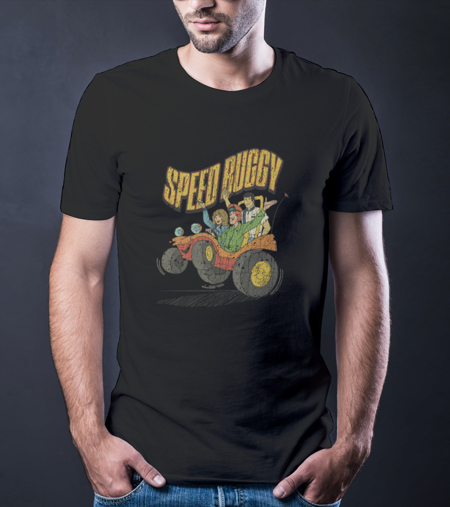 Speed Buggy Adventure With Animated Characters T-Shirt