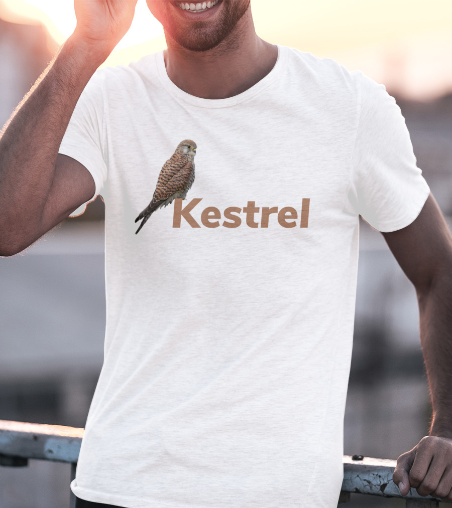 Kestrel Ornithology Falcon Bird Beautiful Falcon Bird T-Shirt