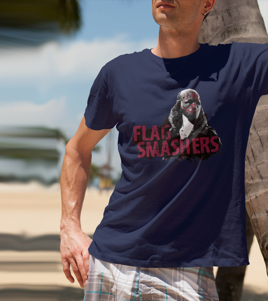 Marvel The Falcon And The Winter Soldier Flag Smashers Karli Flag T-Shirt