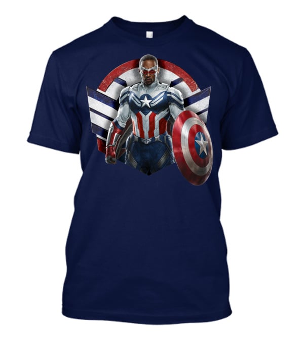 Marvel The Falcon The Winter Soldier Captain America Shield Hero T-Shirt