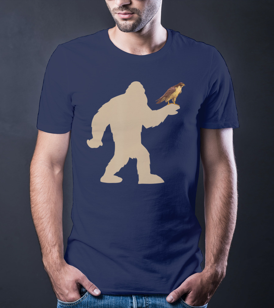 Peregrine Falcon Bigfoot Bird Falcon Animal T-Shirt