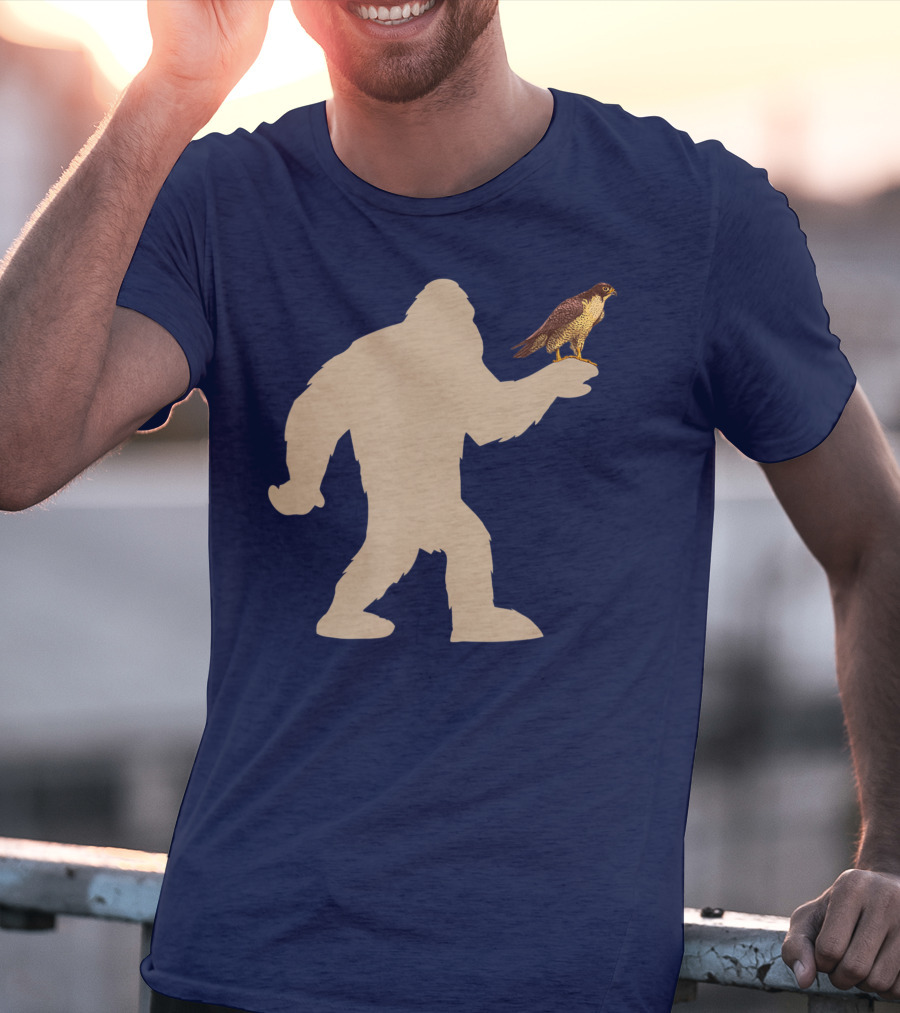 Peregrine Falcon Bigfoot Bird Falcon Animal T-Shirt