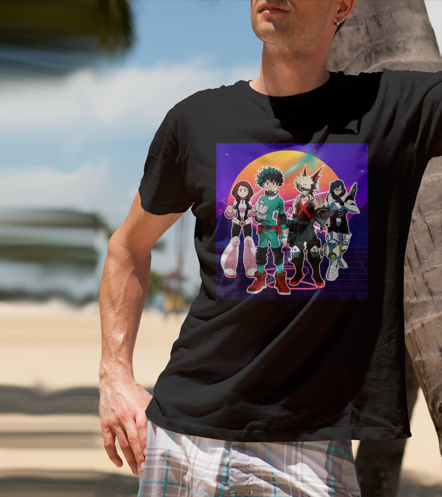 All Together Academia Heroes Essential Manga Series Outfits T-Shirt