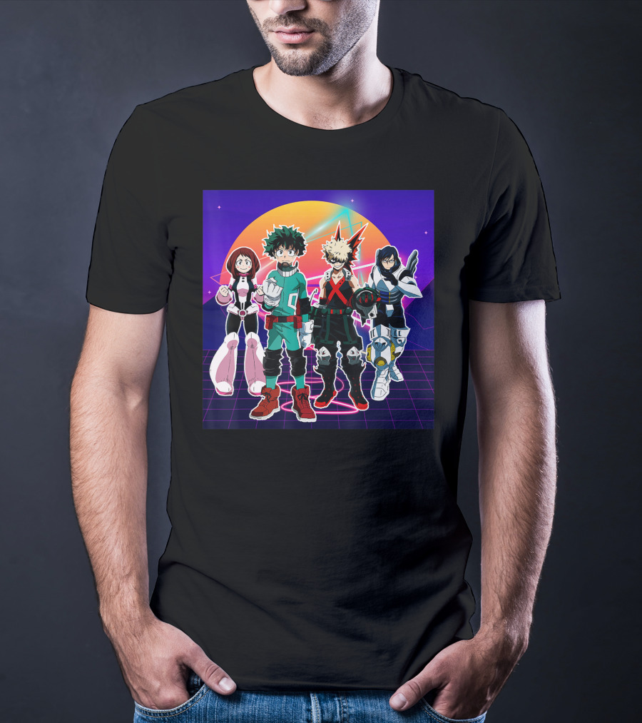 All Together Academia Heroes Essential Manga Series Outfits T-Shirt