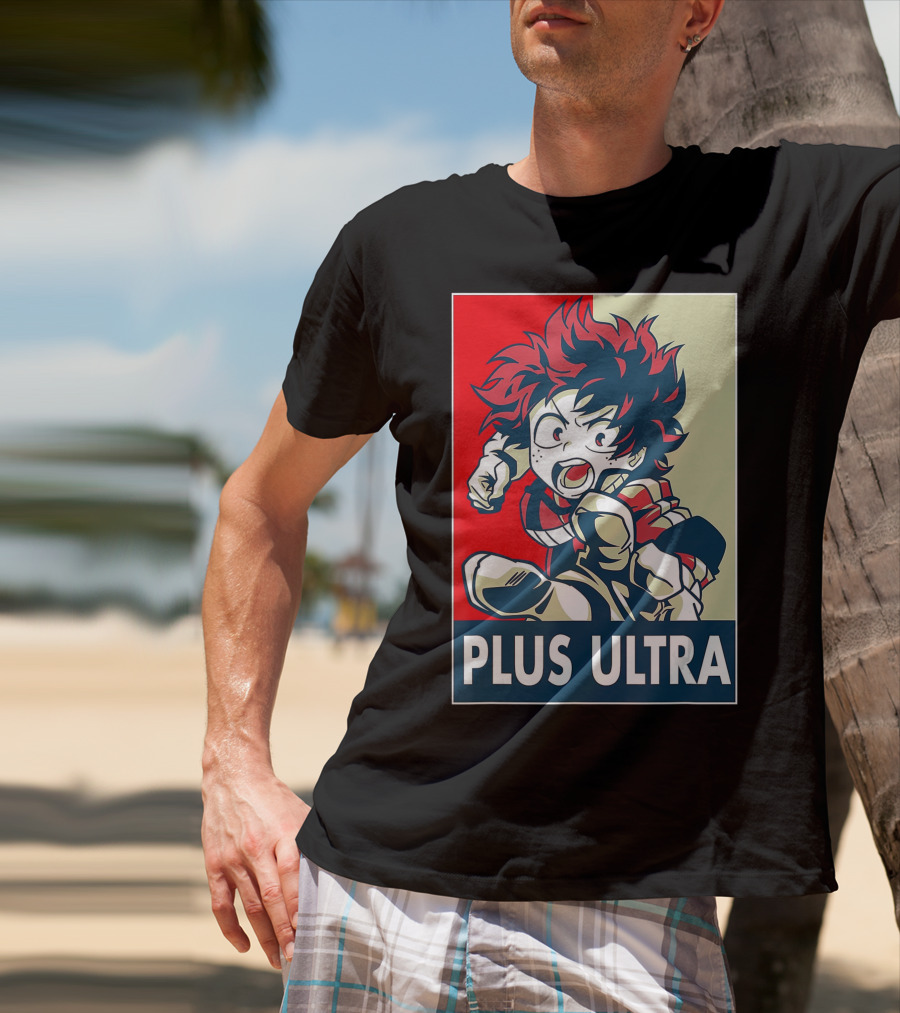 Plus Ultra My Hero Academia Manga Anime Hero T-Shirt