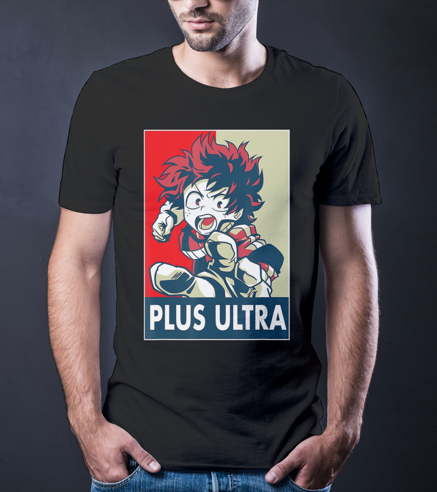 Plus Ultra My Hero Academia Manga Anime Hero T-Shirt