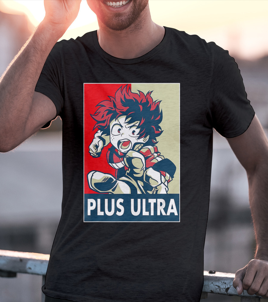 Plus Ultra My Hero Academia Manga Anime Hero T-Shirt