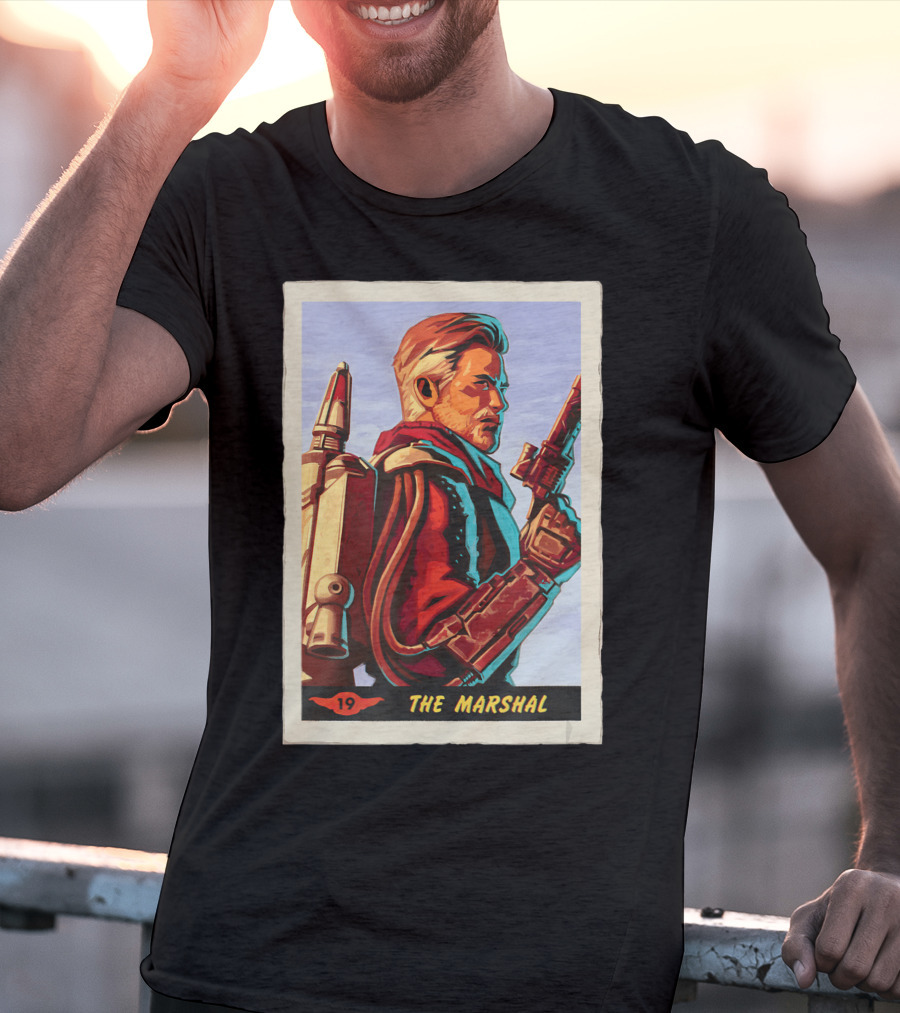 Star Wars The Mandalorian The Marshal Trading Card 19 T-Shirt