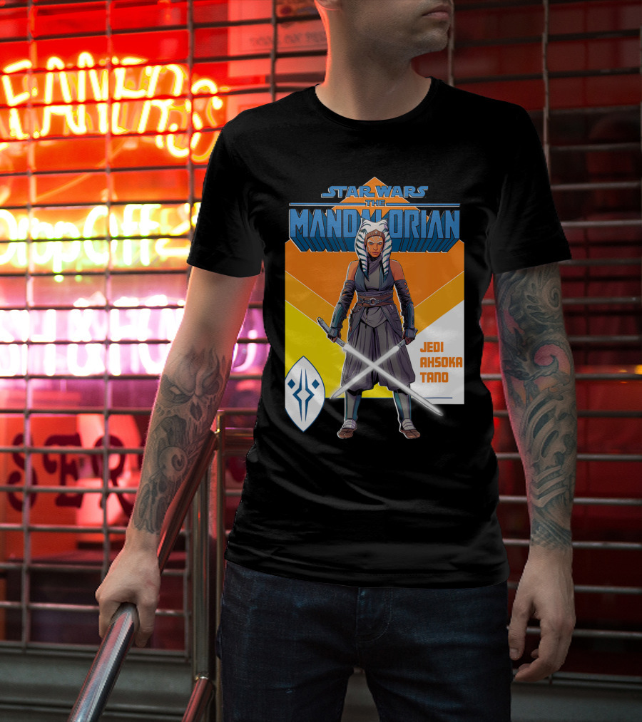 Star Wars The Mandalorian Jedi Ahsoka Tano Lightsaber T-Shirt