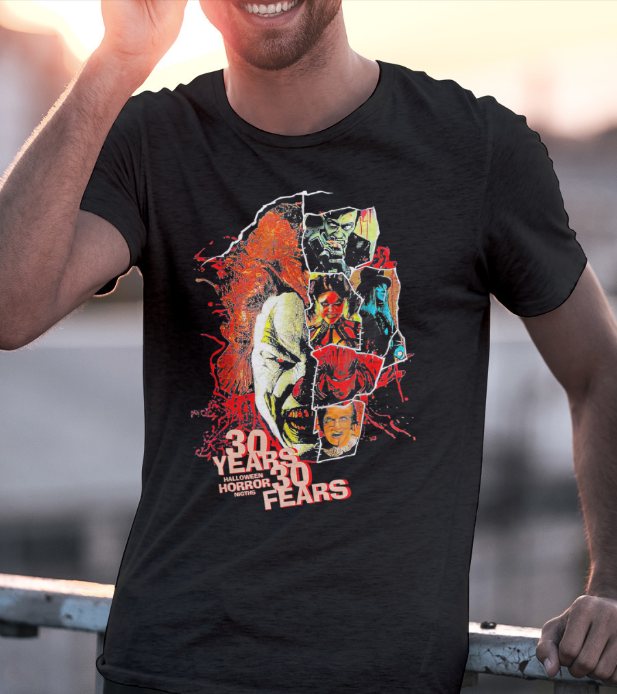 30 Years 30 Fears Halloween Horror Nights Universal Orlando T-Shirt