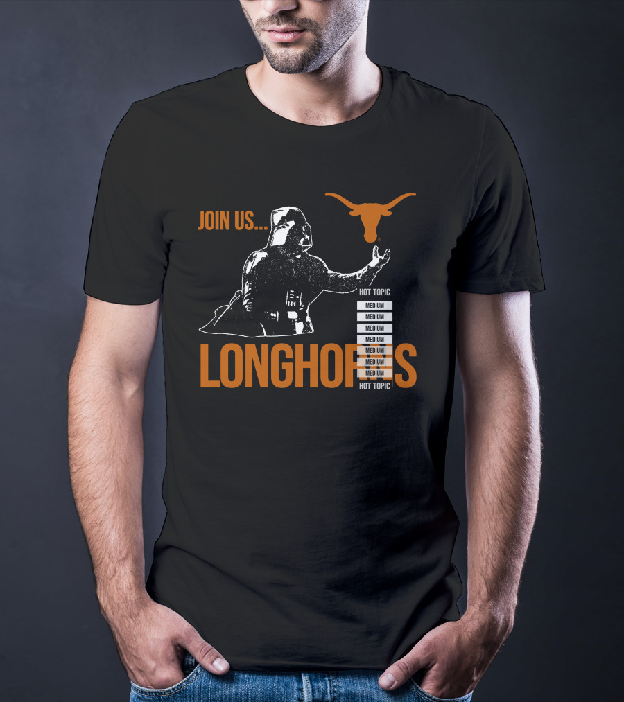 Join Us Darth Vader Longhorns Medium Hot Topic T-Shirt