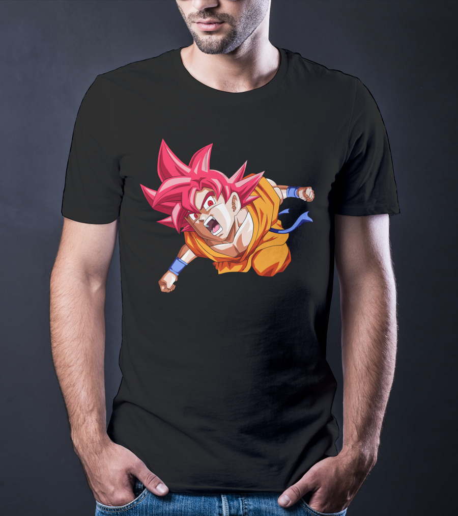 Your Favorite Dragon Ball Super Saiyan Character Iconic Transformation T-Shirt