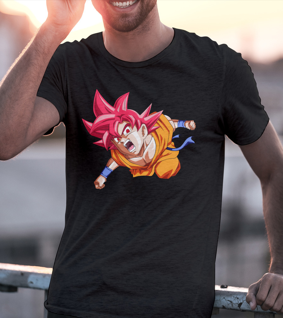 Your Favorite Dragon Ball Super Saiyan Character Iconic Transformation T-Shirt