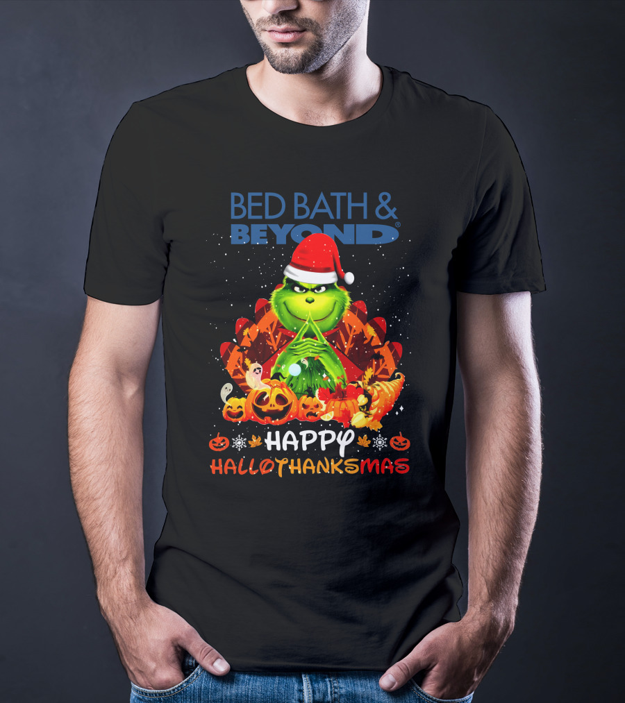 BED BATH And BEYOND HAPPY HALLOTHANKSMAS BBB T-Shirt