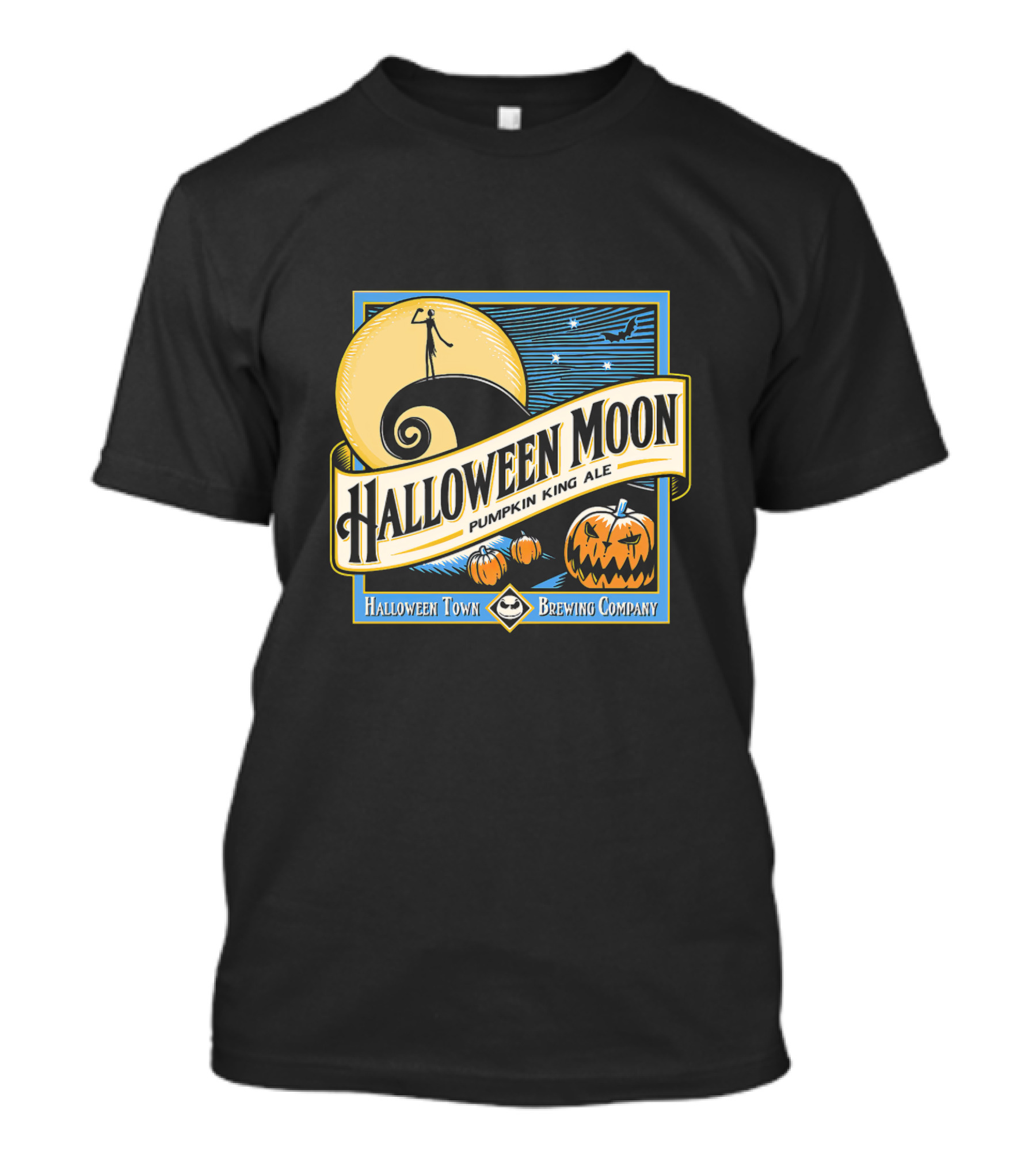 Halloween Moon Pumpkin King Ale Halloween Town Brewing Company T-Shirt
