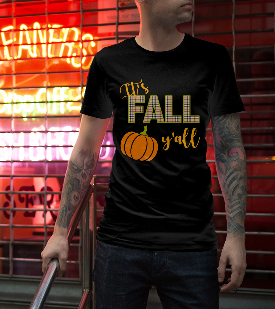 It's Fall Y'all Pumpkin T-Shirt