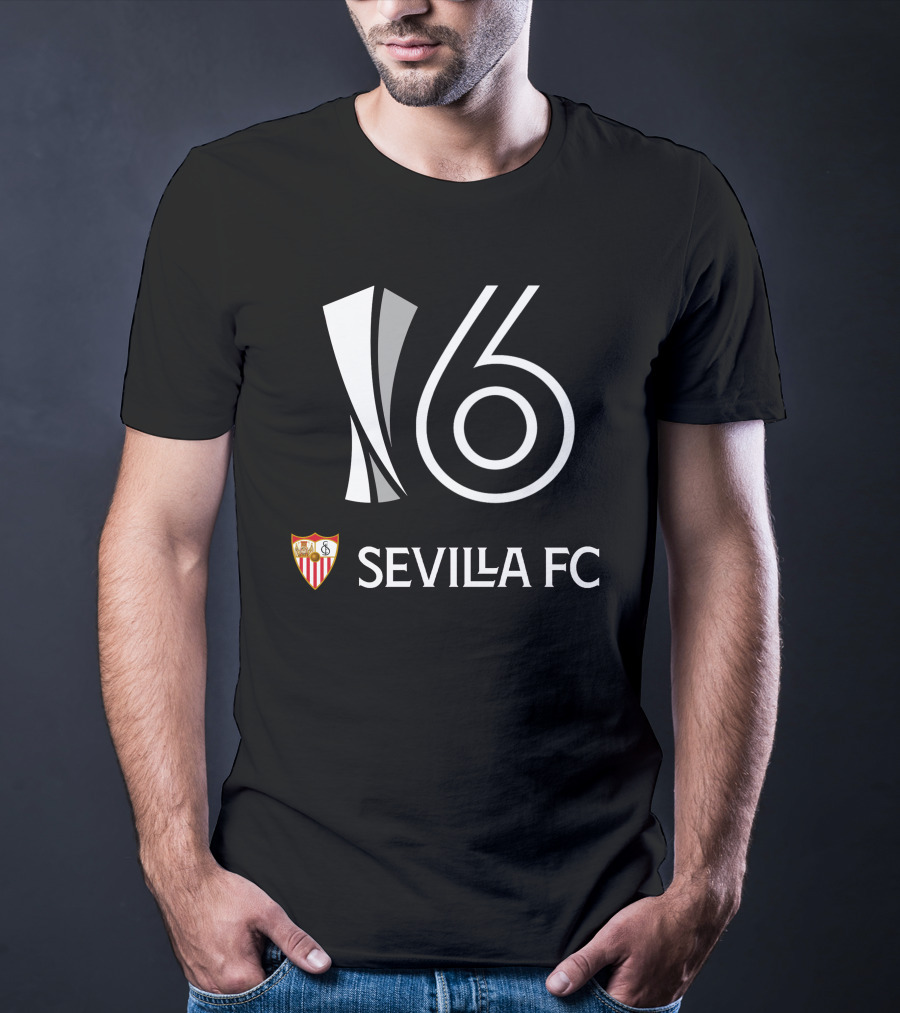 6 Europa League Titles Sevilla FC 16 T-Shirt