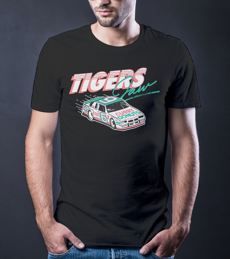 Tigers Jaw Curry Donuts Racing Car 6 Number 9 T-Shirt