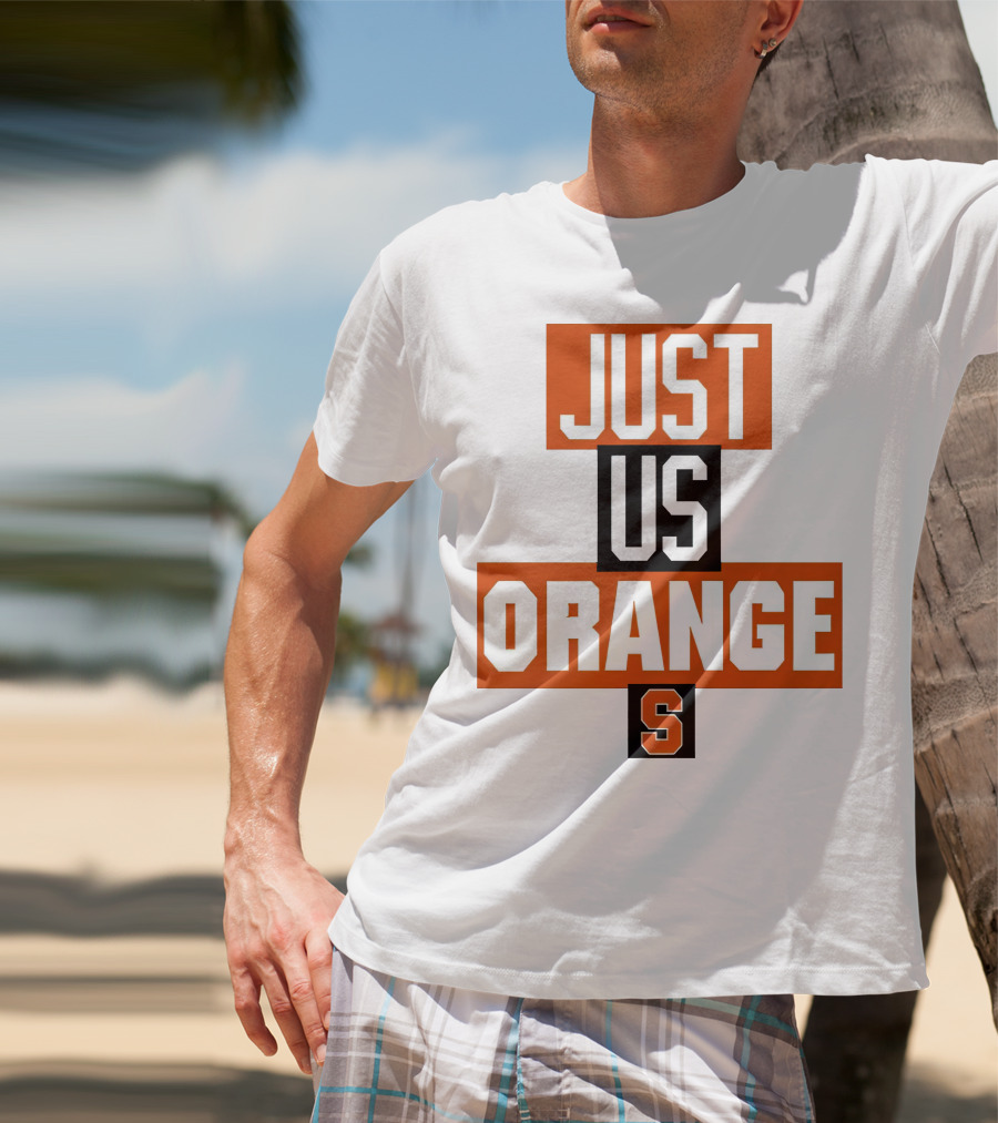 Just Us Orange Syracuse S T-Shirt