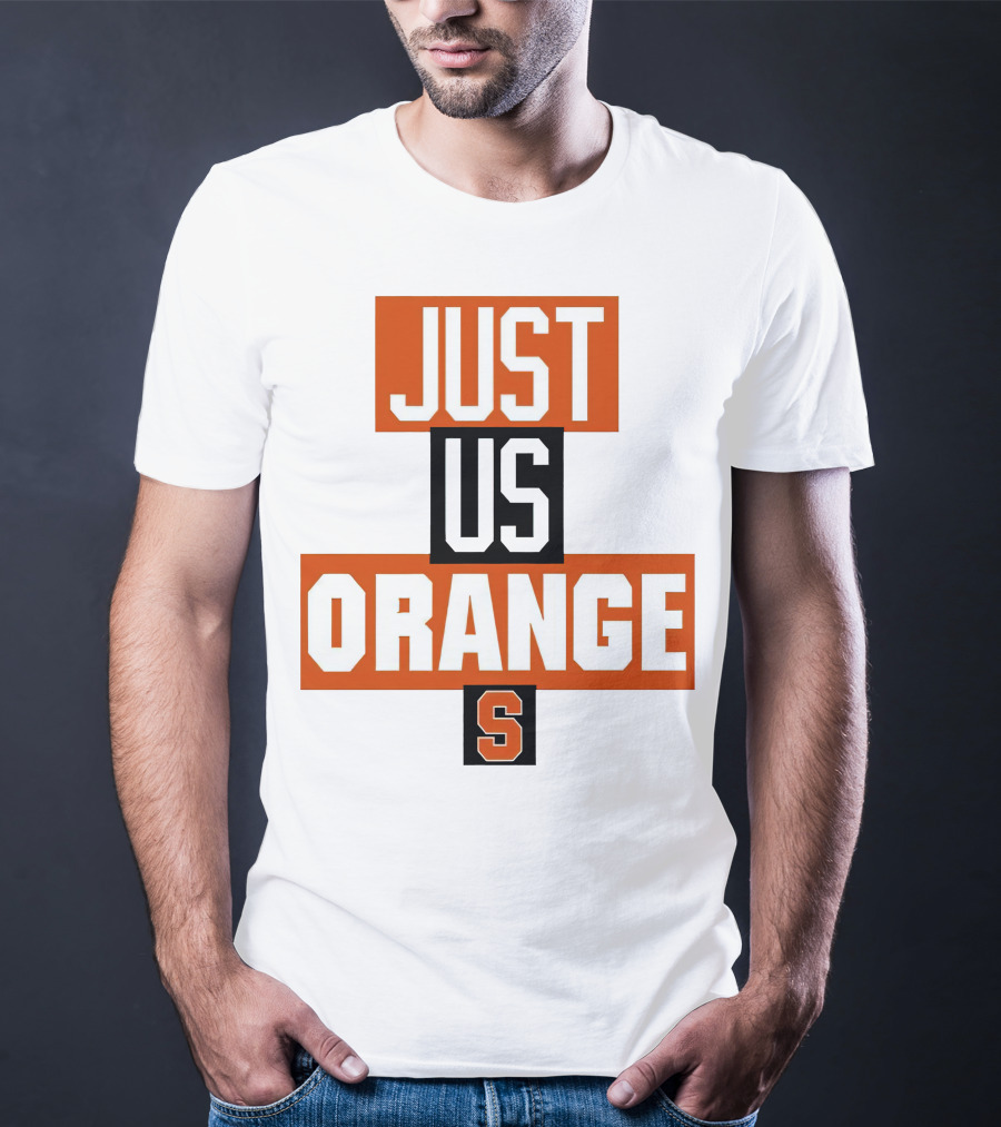 Just Us Orange Syracuse S T-Shirt
