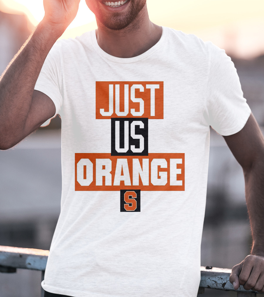 Just Us Orange Syracuse S T-Shirt