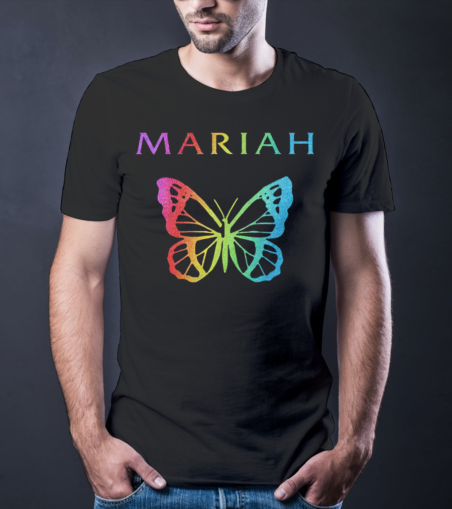 Mariah Carey Butterfly Rainbow Merch T-Shirt
