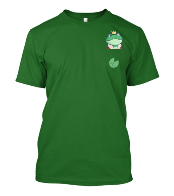 Boomerna Frog King Lily Pad Merch T-Shirt