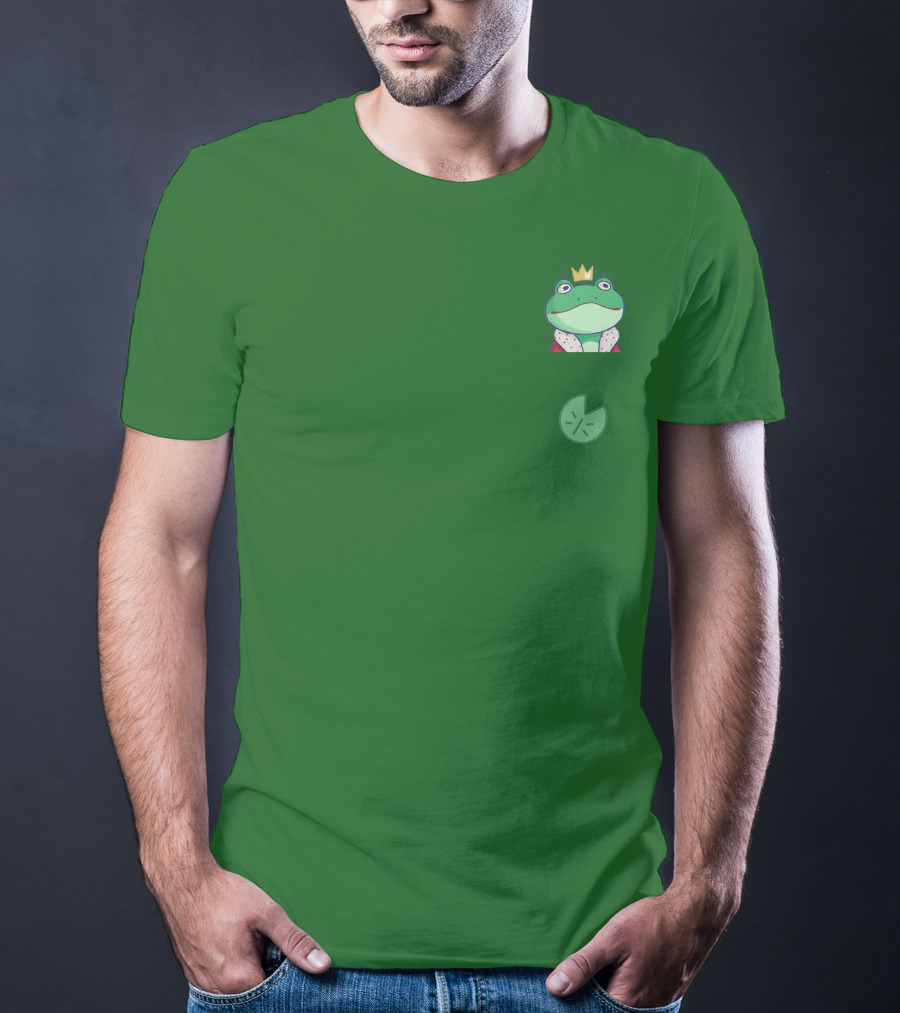 Boomerna Frog King Lily Pad Merch T-Shirt