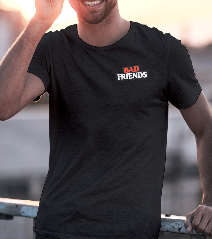 BAD FRIENDS Merch Black T-Shirt