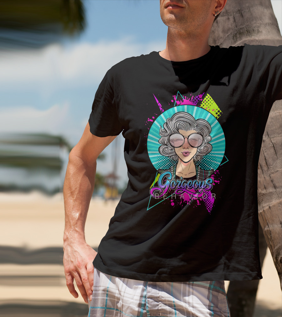 Gorgeous Behavior Granny Merch Vibrant T-Shirt