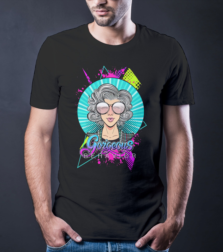Gorgeous Behavior Granny Merch Vibrant T-Shirt