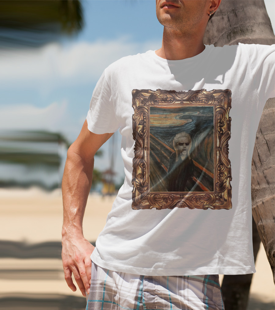 Guy Fieri The Scream Painting T-Shirt