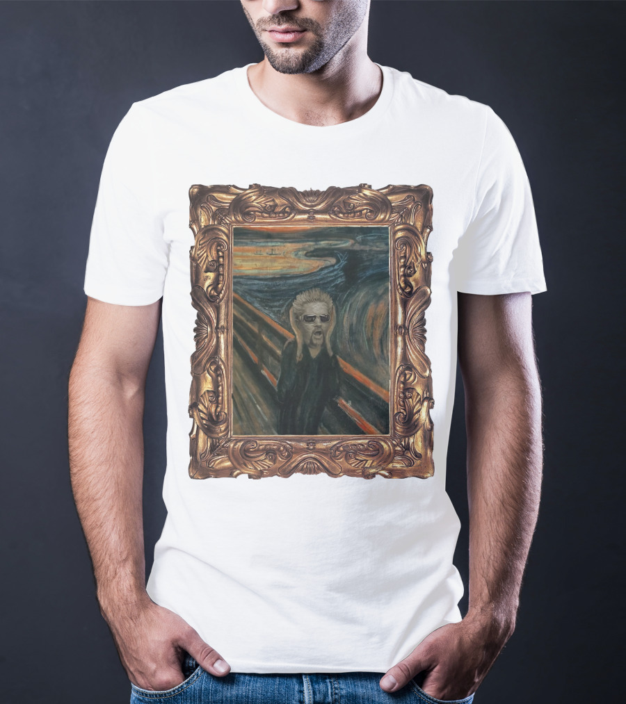 Guy Fieri The Scream Painting T-Shirt