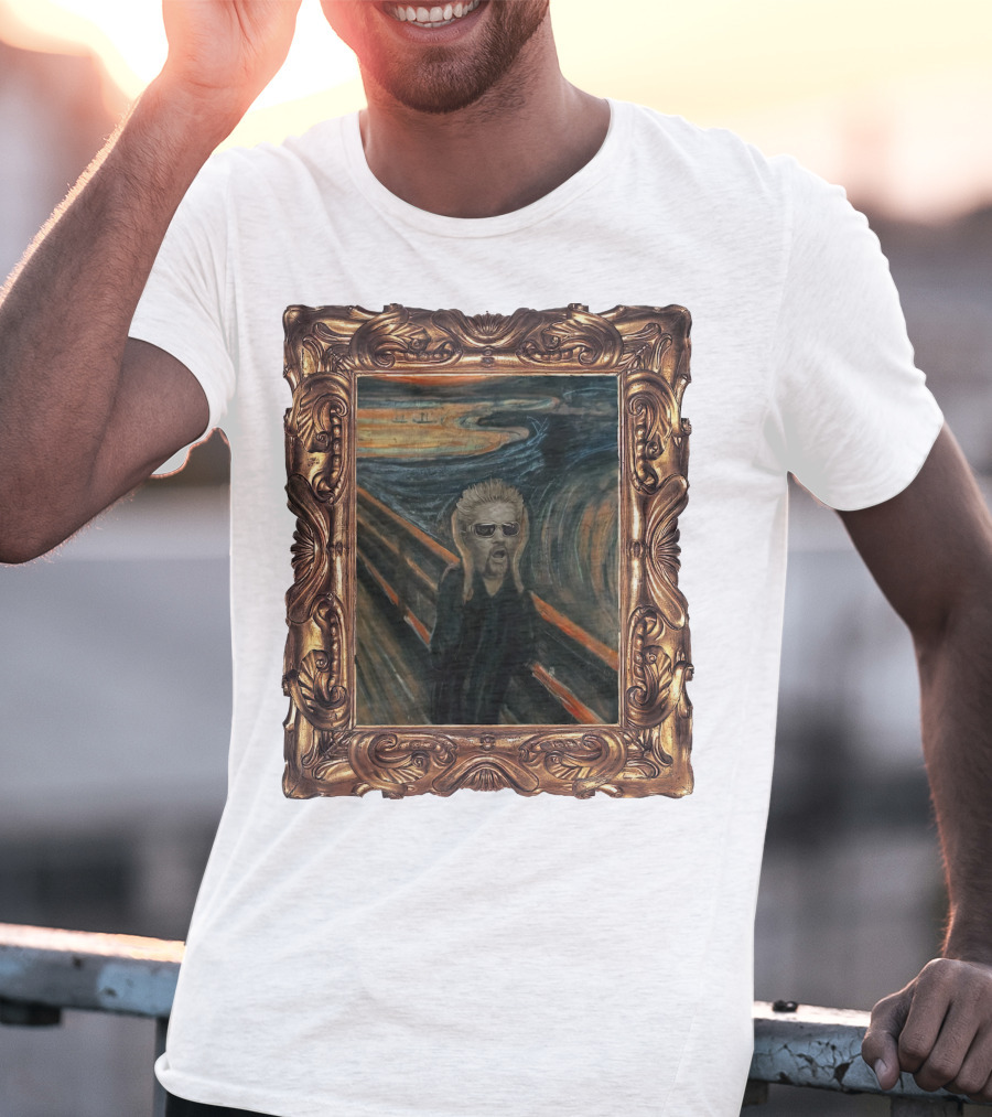 Guy Fieri The Scream Painting T-Shirt