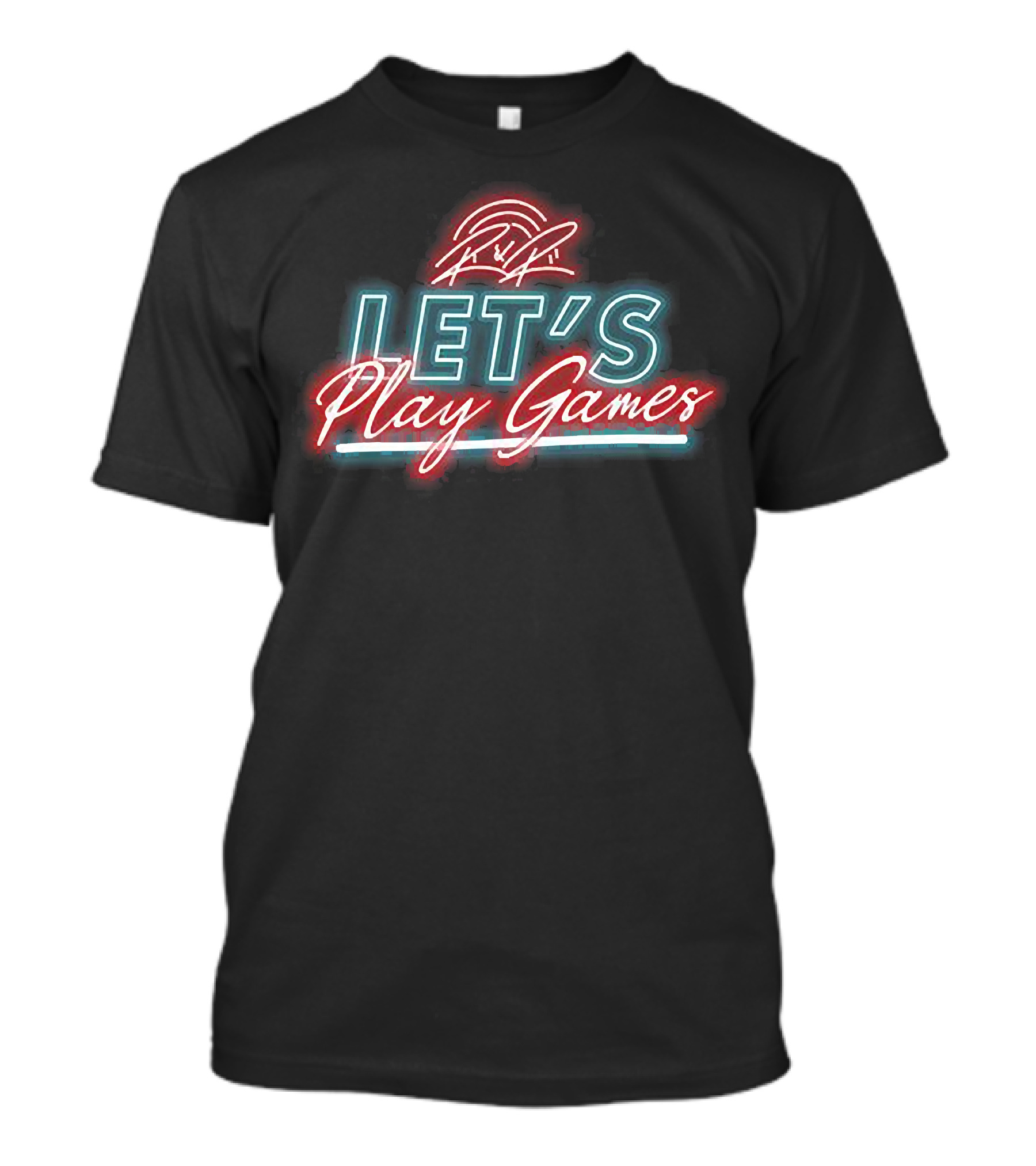 R&R Let's Play Games Neon T-Shirt