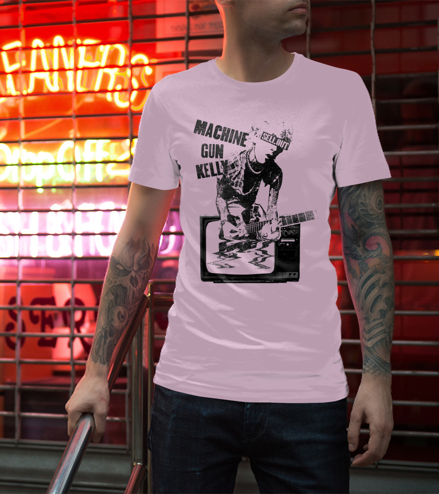 Machine Gun Kelly Sellout TV Guitar T-Shirt