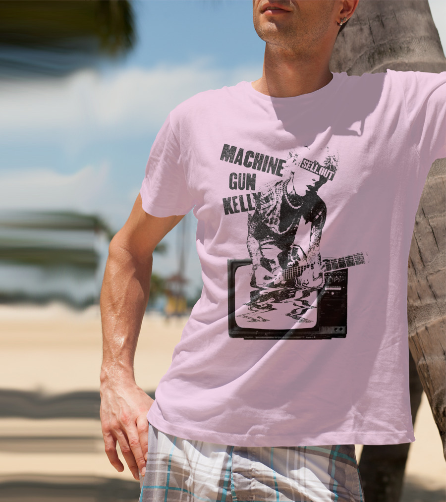 Machine Gun Kelly Sellout TV Guitar T-Shirt