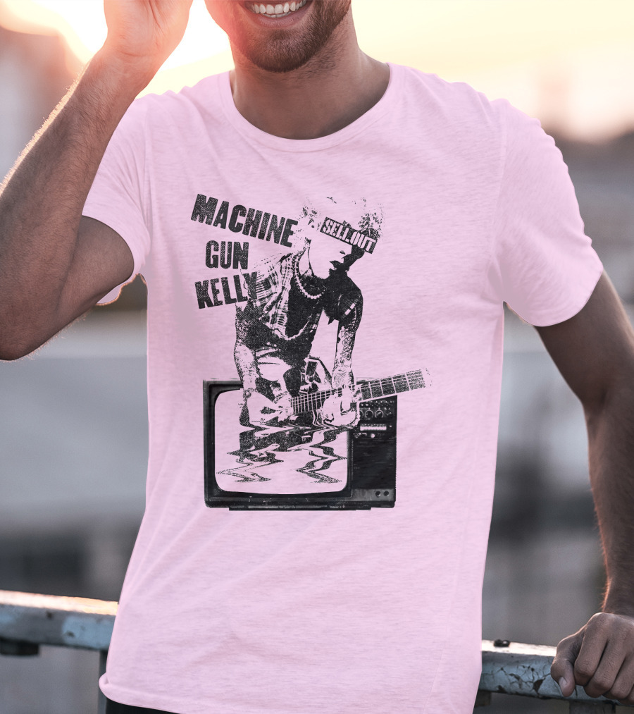 Machine Gun Kelly Sellout TV Guitar T-Shirt