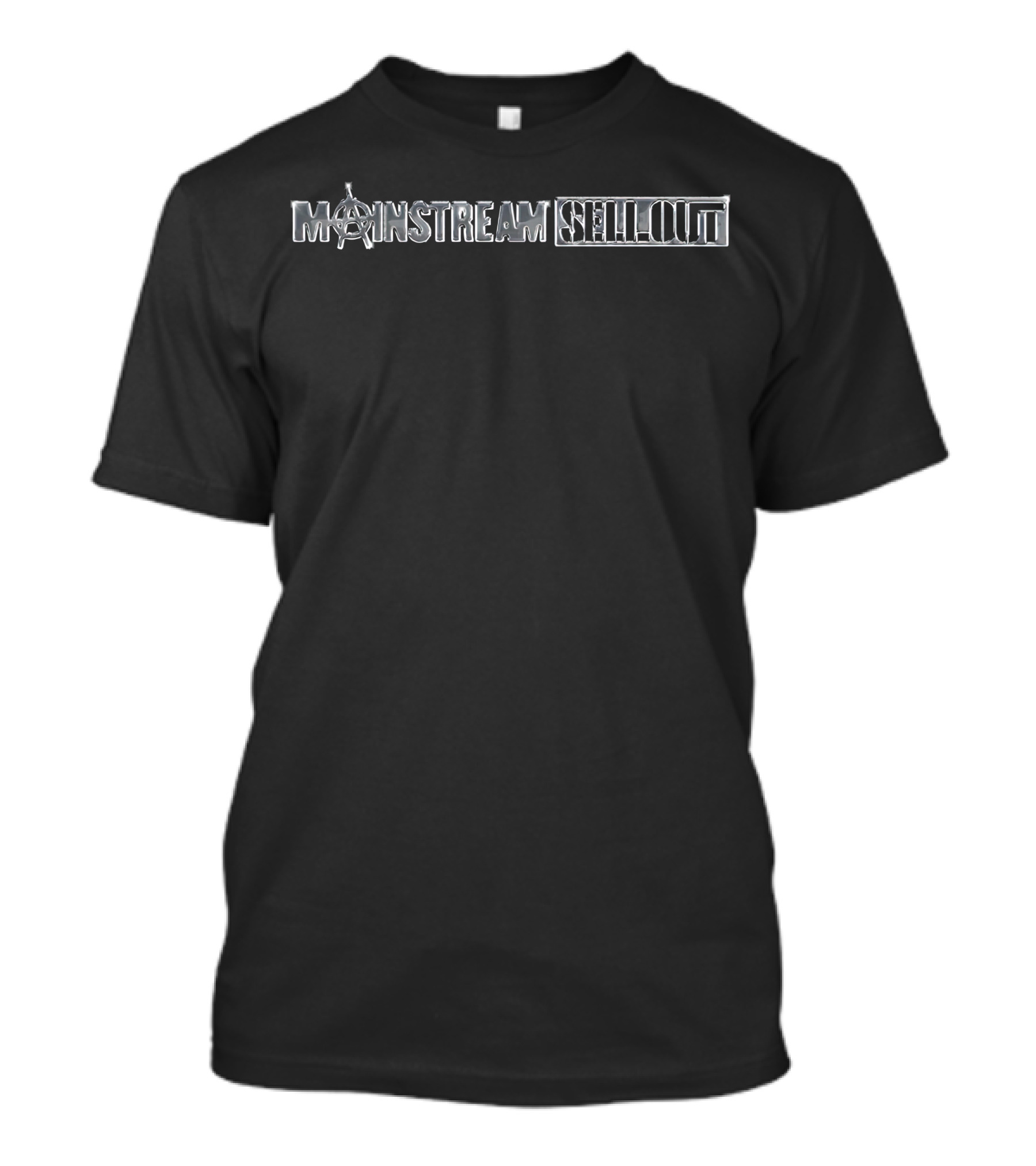 Mainstream Sellout Machine Gun Kelly Merch Chrome Print T-Shirt