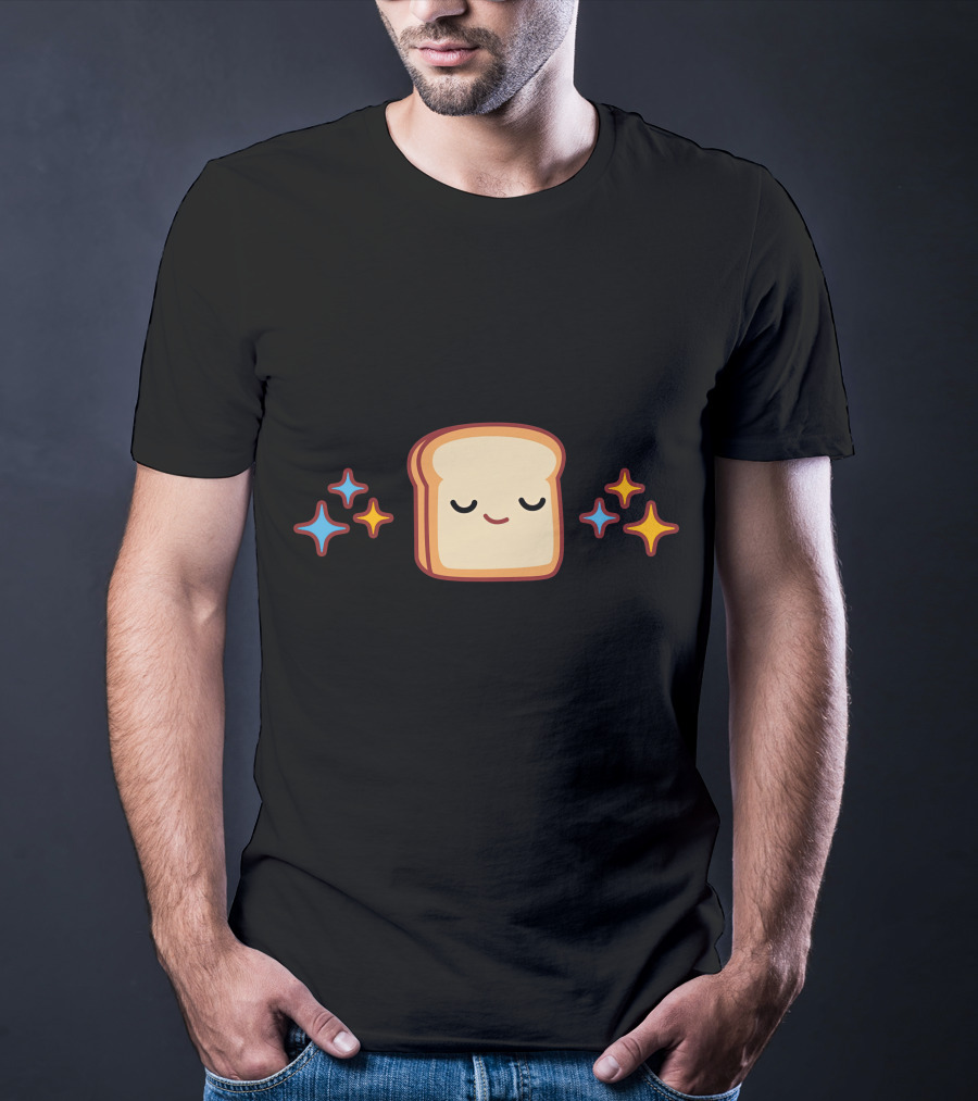 Kyr Speedy Merch Cute Toast With Sparkles T-Shirt