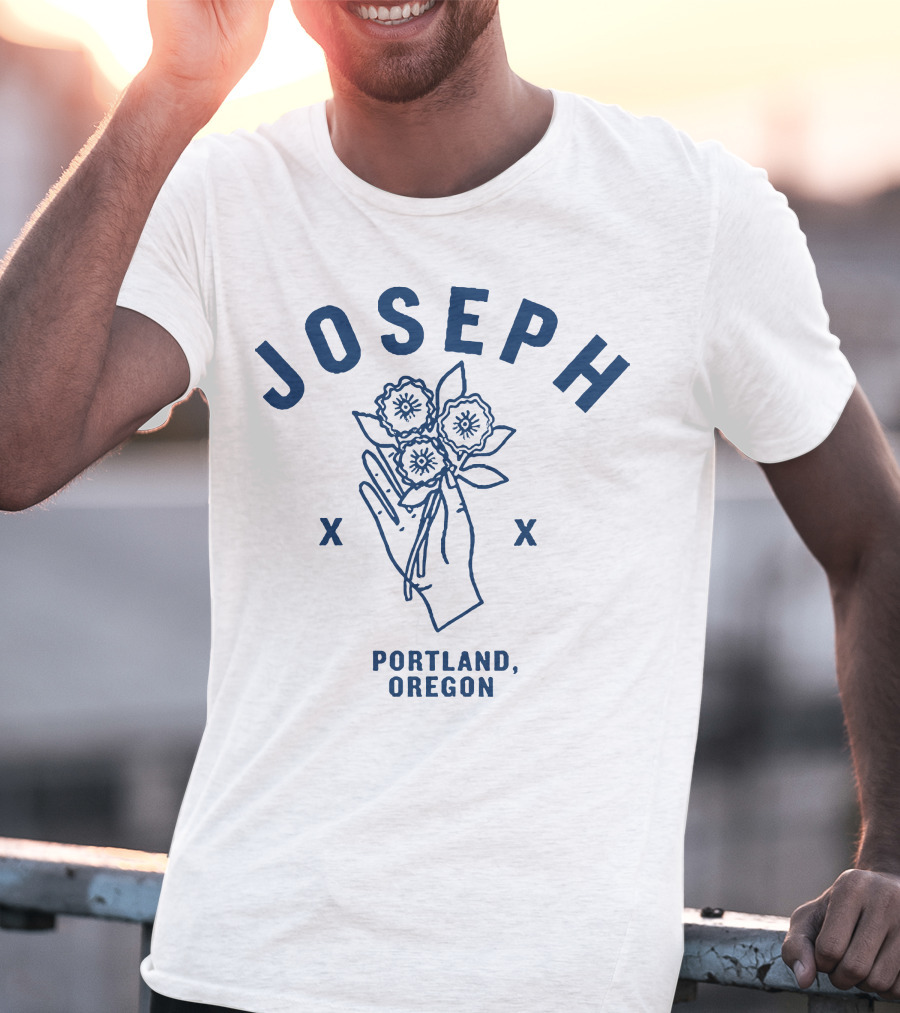 Joseph Portland Oregon Floral Hand T-Shirt