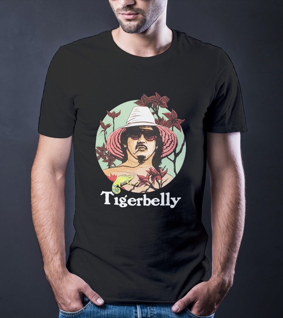 Tigerbelly Merch Hawaii Bobo Chameleon Tropical Hat Sunglasses T-Shirt