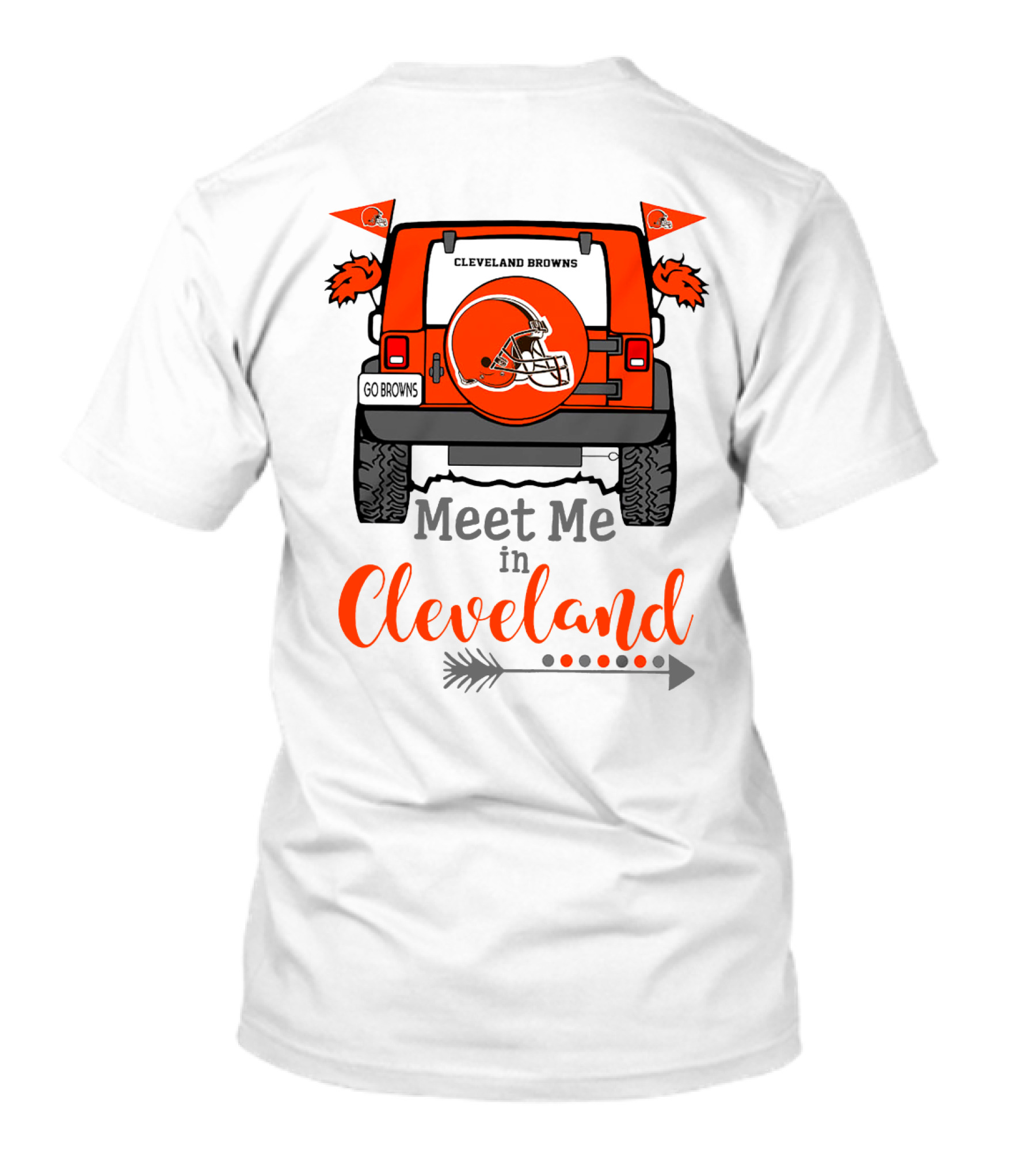 Cleveland Browns Meet Me In Cleveland Go Browns T-Shirt