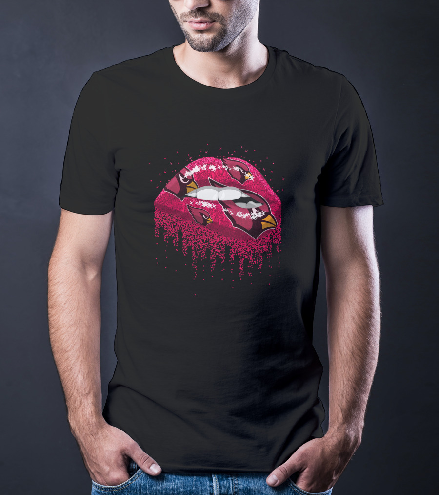 Arizona Cardinals Logo Lips T-Shirt