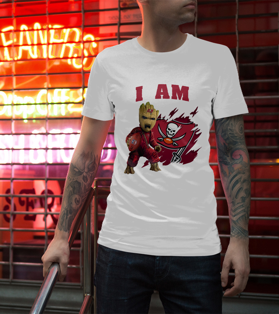 I Am Groot Buccaneers Football Fan T-Shirt