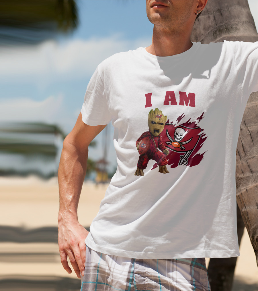 I Am Groot Buccaneers Football Fan T-Shirt