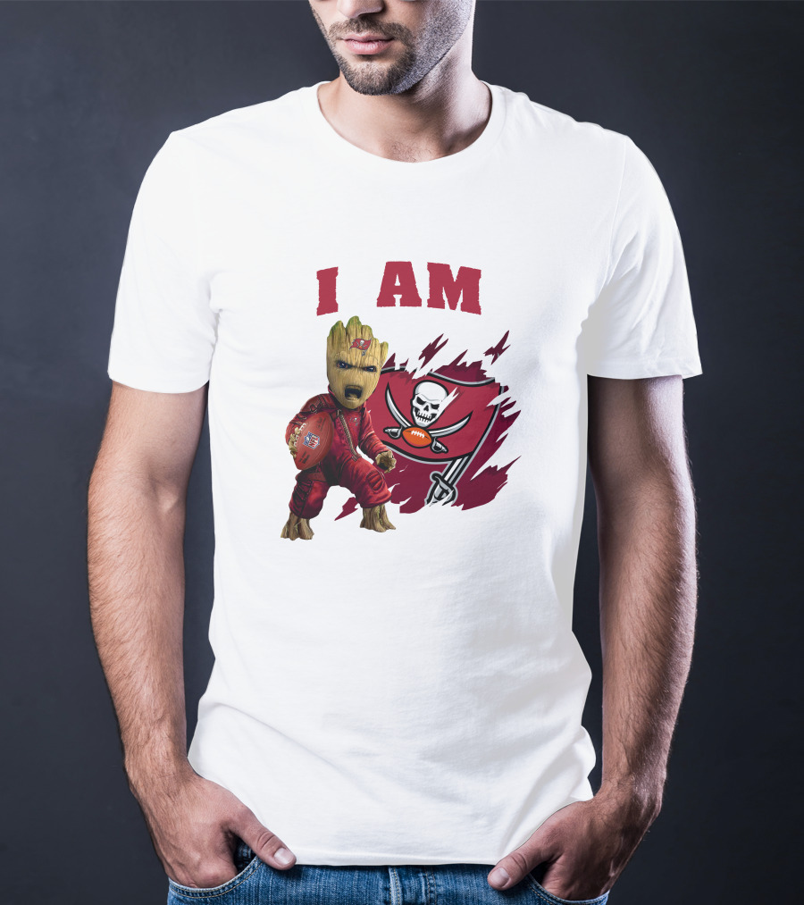 I Am Groot Buccaneers Football Fan T-Shirt