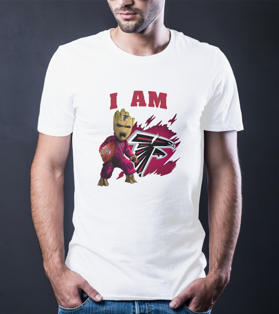 I Am Groot Atlanta Falcons Football Team Fan T-Shirt